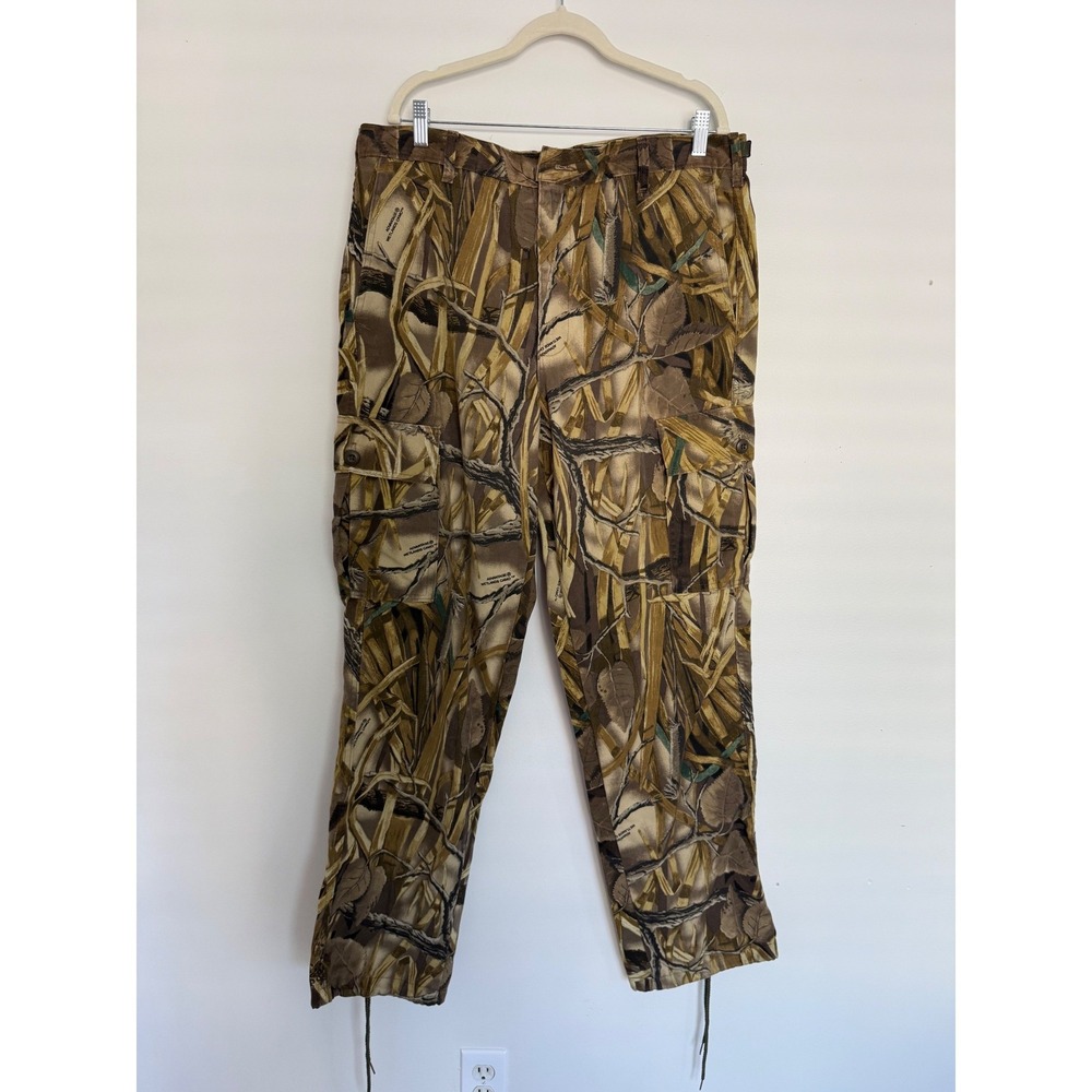 Vintage Herter's Camo Cargo Pants Large Advantage Wetlands Camo Hunting Gorpe